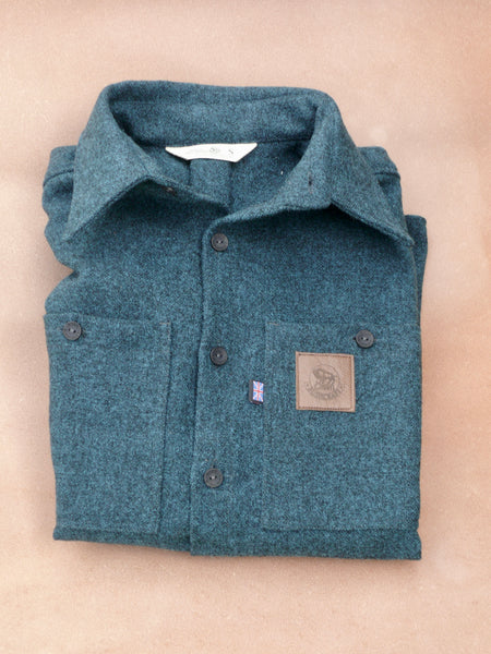 Ocean Green Jackpine shirt from Bison Bushcraft