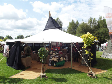 Black Line German Scout Tent / Jurte 8 & 9 metre