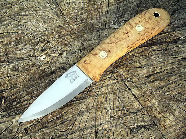 Curly Birch Neck Knife