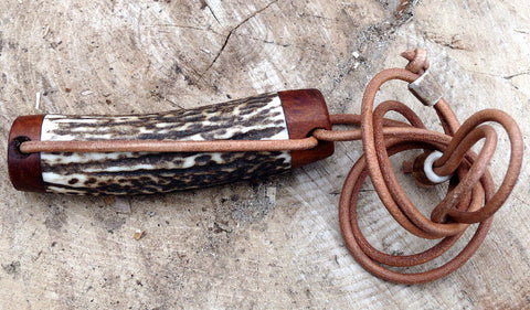 Bison Bushcraft Antler Needle Storage Case