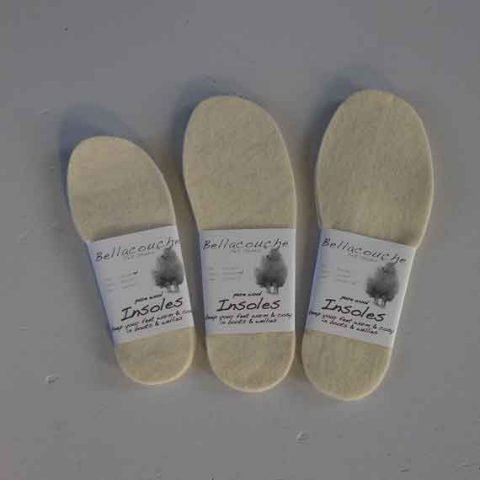 Wool Felt Insoles Organic