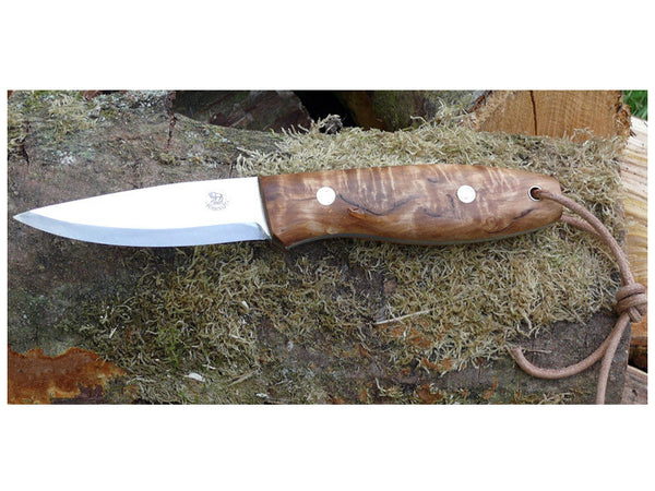 Bushcraft Knife Birch Handle