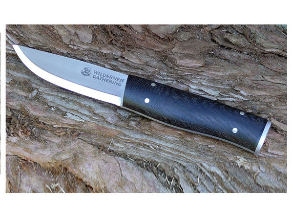 Wilderness Gathering Knife With Bog Oak Scales