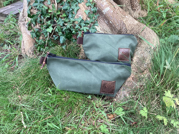 Bison Canvas Pouches