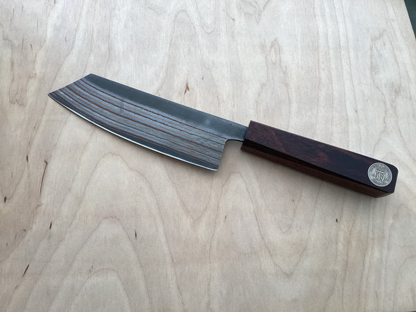 Mokume Gane Takefu Yu~Shoku kitchen knife