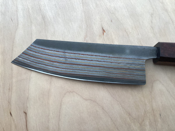 Mokume Gane Takefu Yu~Shoku kitchen knife