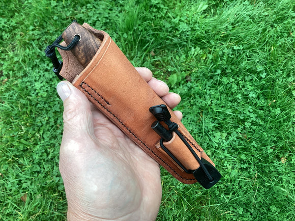 Bison Bushcraft Knife O1 Walnut