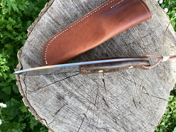 Elm and RWL34 Prospector Bushcraft Knife