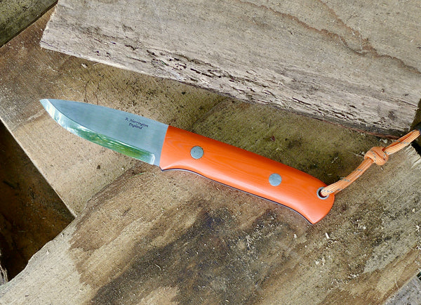 Woodsman Knife Orange G10