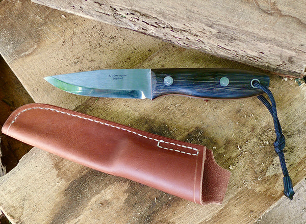 Bison Bushcraft Knife Bog Oak RWL34
