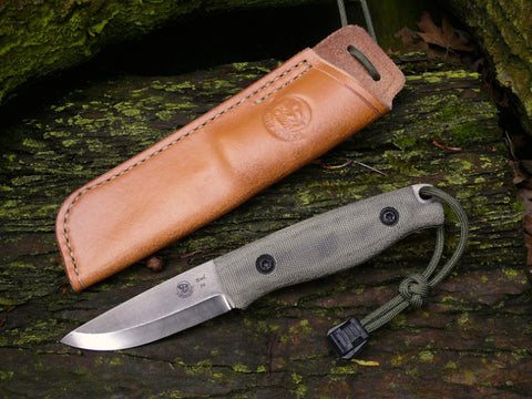 RWL34 All Weather, Green Micarta & Black Liners