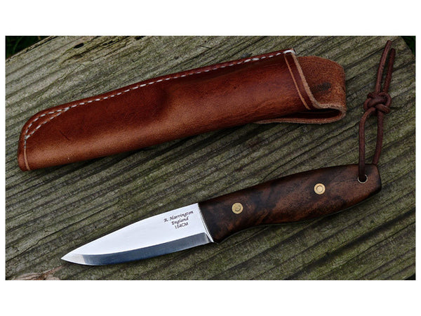 Walnut Handle Bushcraft Knife