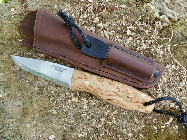 Bison Bushcraft Knife Birch