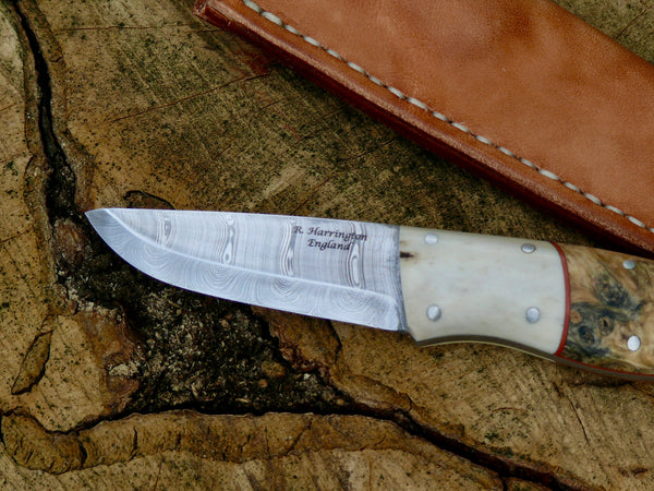 Bushcraft Neck Knife damasteel