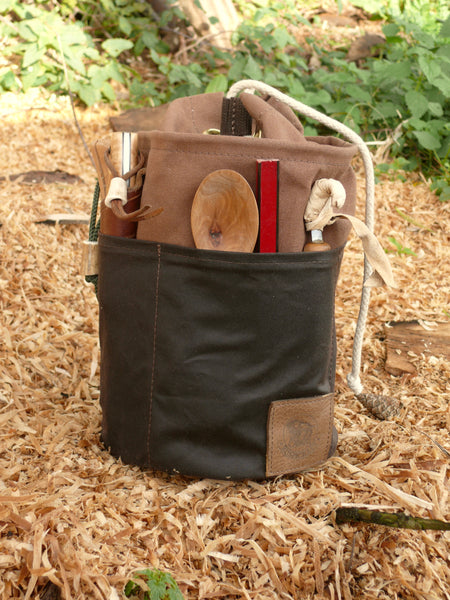 Red Rope Bucket Utility Rope Buckets – Bison Bushcraft