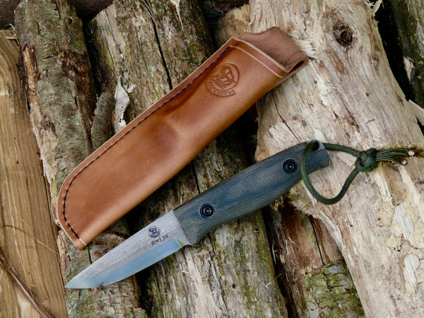 All Weather Neck Knife In Military Green Micarta