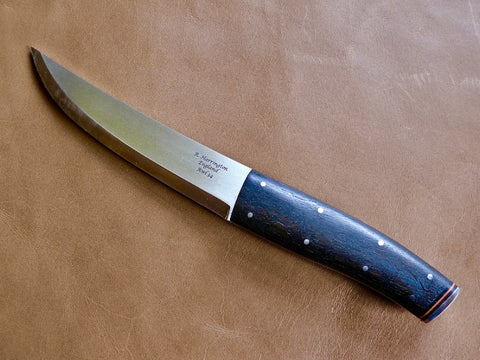 Tanto style knife in Bog Oak