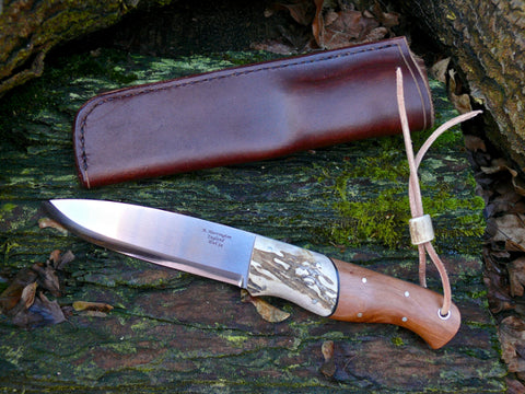 Woodie Knife Apple and Antler