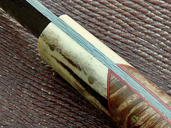 Thor Damasteel Bison Bushcraft Knife Detail