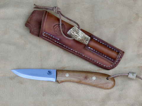 Bison Bushcraft Woodcraft Knife Service Wood