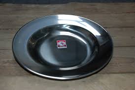 Zebra Head 9 inch stainless plate